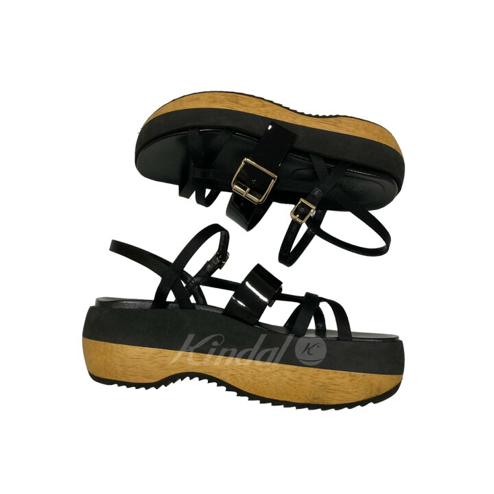 楽天市場】【中古】MARNI サンダル ブラック サイズ：36 【170424 