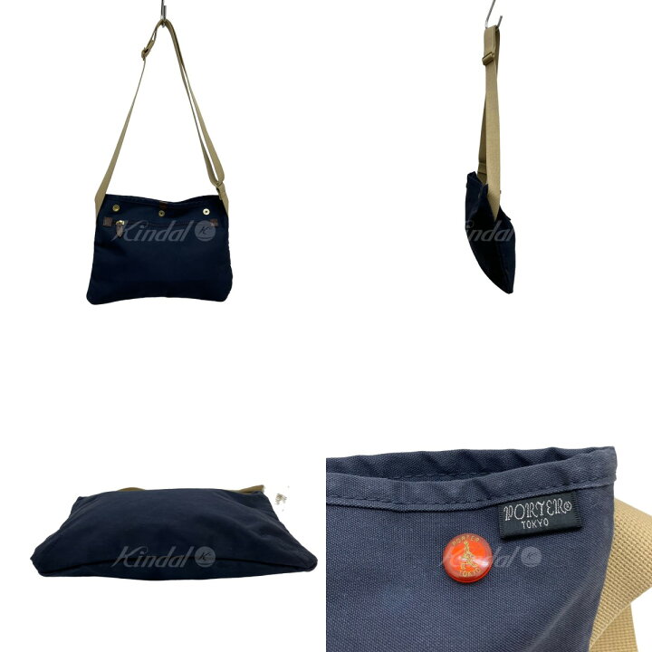 楽天市場】【中古】PORTER サコッシュ ネイビー 【170424】（ポーター 