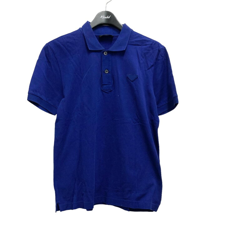 楽天市場】【中古】PRADA半袖ポロシャツ AD2015 UJM730 ネイビー 