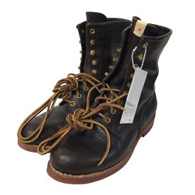 【中古】VISVIM　｢POWELL BOOTS HI-FOLK｣レザーブーツ ブラウン サイズ：US9(27．0) 【170424】（ビズヴィム）