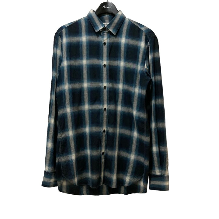 楽天市場】【中古】SAINT LAURENT PARIS チェックシャツ 340855 