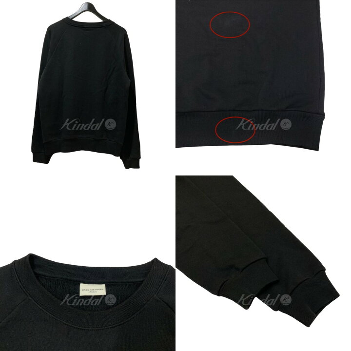 楽天市場】【中古】DRIES VAN NOTEN ローズ刺繍 スウェット ブラック 