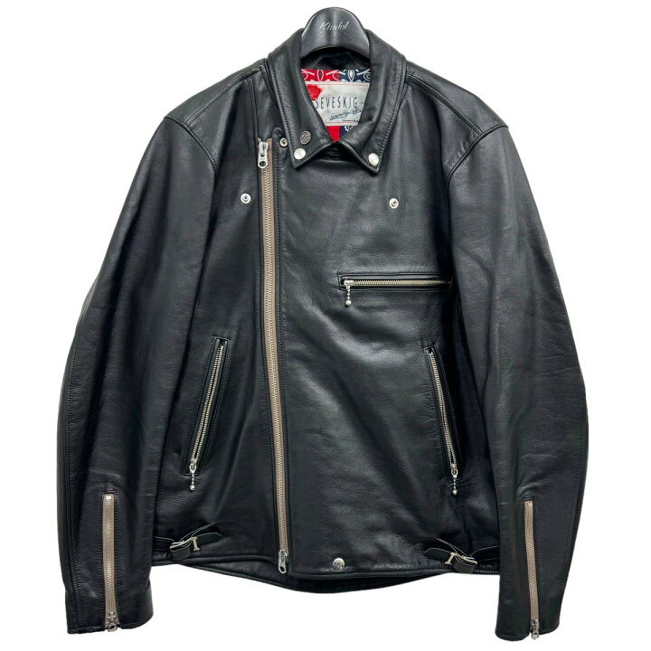 楽天市場】【中古】SEVESKIG レザーライダースジャケット  