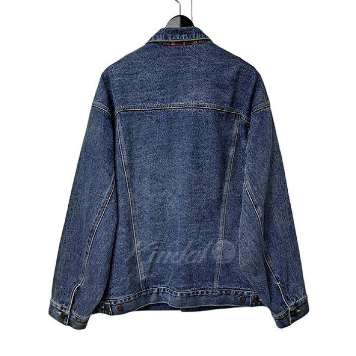 楽天市場】【中古】PORKCHOP裏地チェック刺繍ロゴワッペンデニム 