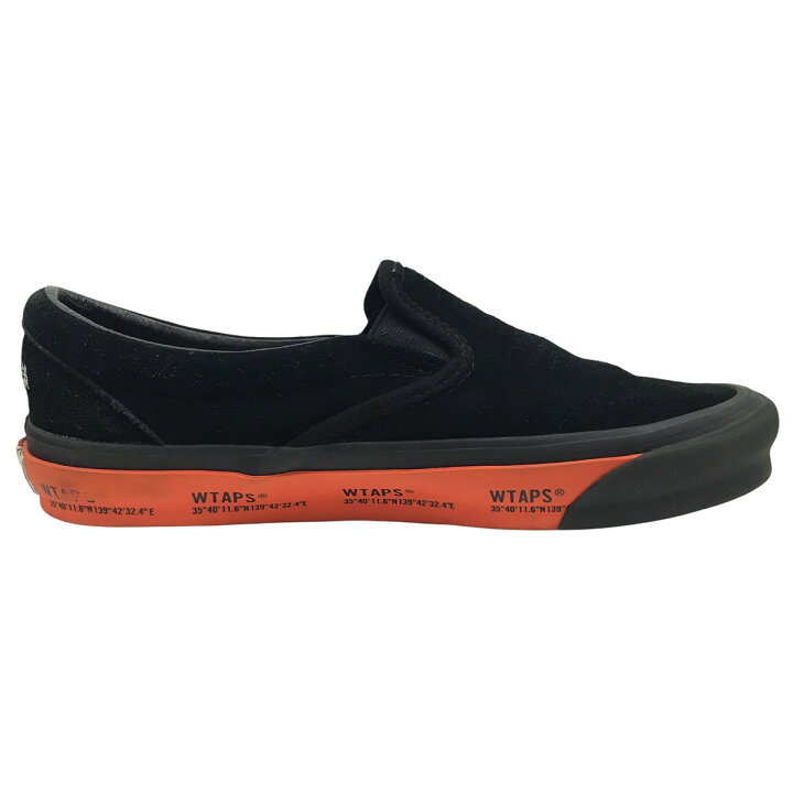 楽天市場】【中古】WTAPS×VANSロゴ スリップオン スリッポン 