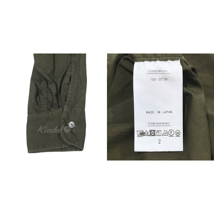 楽天市場】【中古】A．PRESSE 製品染めミリタリーシャツ Over Dyeing 