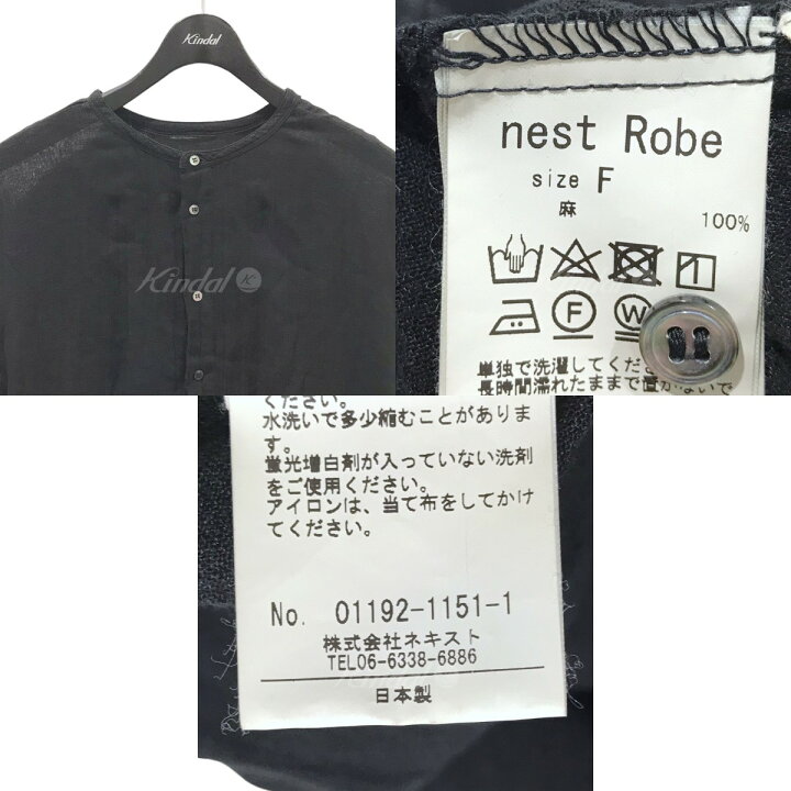 楽天市場】【中古】nest Robe リネンガーゼイレギュラーヘムワンピース 