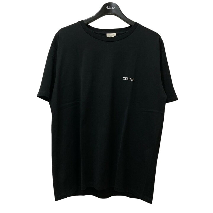 楽天市場】【中古】CELINE ロゴ ルーズTシャツ 2X43C671Q ブラック 