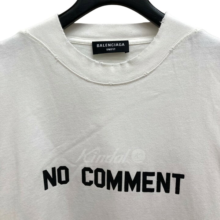 楽天市場】【中古】BALENCIAGA 22SS NO COMMENT 半袖Tシャツ 684155 