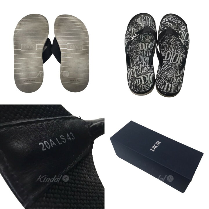 楽天市場】【中古】Dior×Shawn Stussyサンダル ブラック サイズ：43(28 