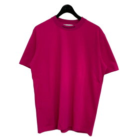 【中古】JOHN LAWRENCE SULLIVAN　2020SS ネックロゴTシャツ ショッキングピンク サイズ：M 【170424】（ジョンローレンスサリバン）