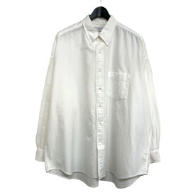 【中古】Graphpaper　2022AW 「Oxford Oversized B．D Shirt」 オーバーサイズシャツ ホワイト サイズ：Free 【170424】（グラフペーパー）