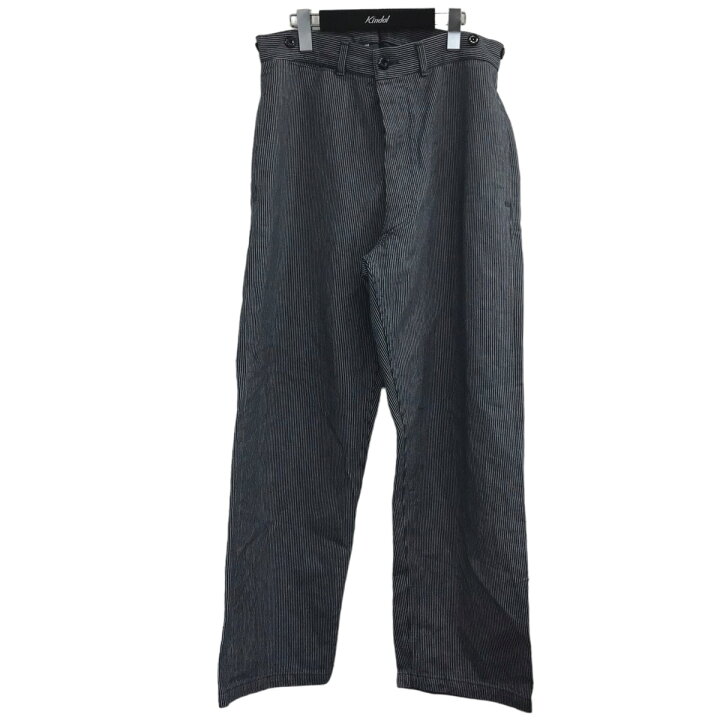 楽天市場】【中古】OUTILコットンヘンプストライプワークパンツ 