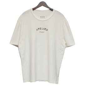 【中古】Martin Margiela 10　ATELIER TEE　プリントTシャツ ホワイト サイズ：48 【170424】（マルタンマルジェラ 10）