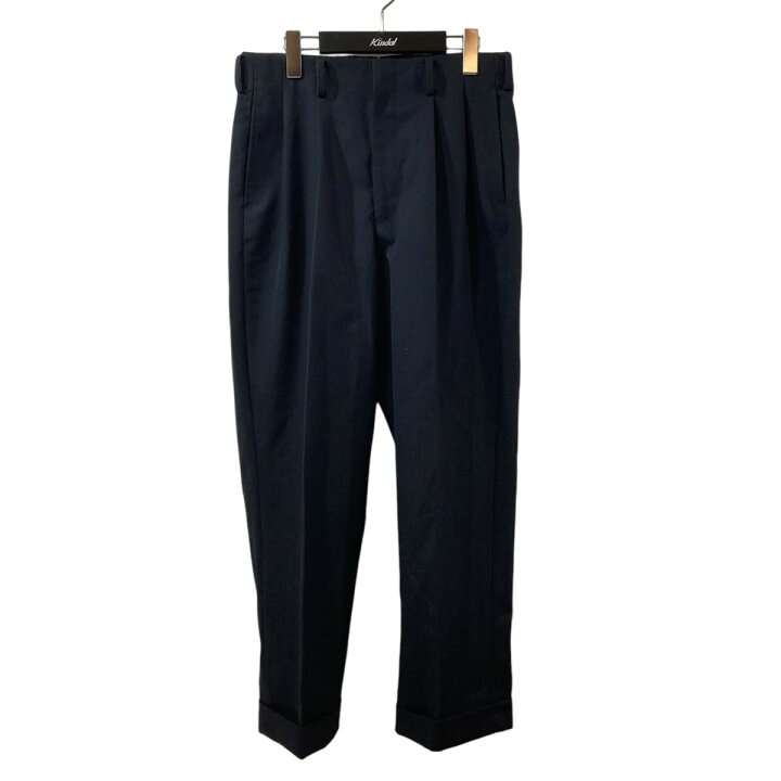 楽天市場】【中古】A．PRESSE Slub Wool Navy Trousers スラックス 