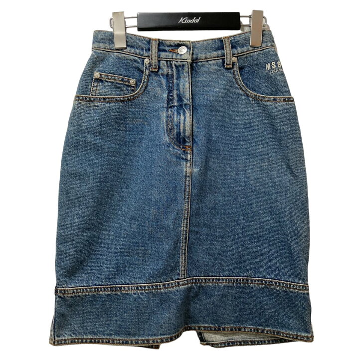 楽天市場】【中古】MSGM デニムスカート 2641MDD43L インディゴ サイズ 