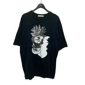 【中古】UNDERCOVER　FLOWER／FACE TEE ブラック サイズ：5 【180424】（アンダーカバー）