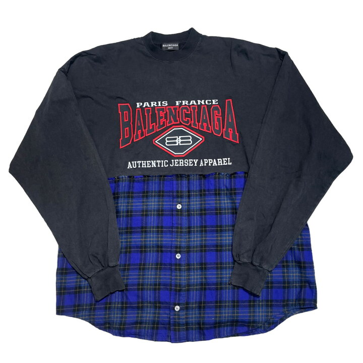 楽天市場】【中古】BALENCIAGAB AUTHENTIC PATCHED ロンT／698227 