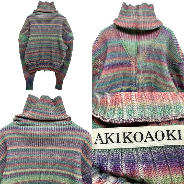 楽天市場】【中古】AKIKOAOKI ｢Nostalgic Cowichan-multi｣ ジップ 