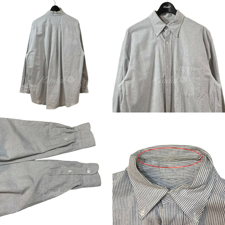 楽天市場】【中古】COMOLIオックス BDシャツ X01-02009 ブルー 