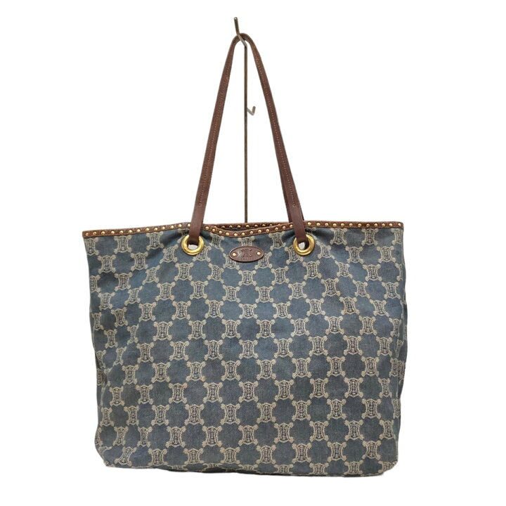 楽天市場】【中古】CELINE マカダム柄デニムトートバッグ YS 00／16 