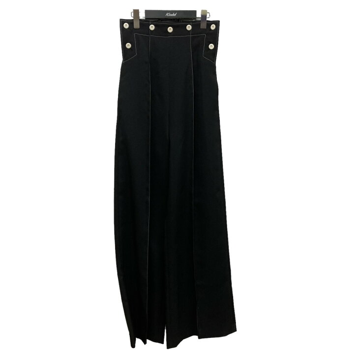 楽天市場】【中古】HYKE ｢WHITE STITCH HIGH WAIST MARINE PANTS 