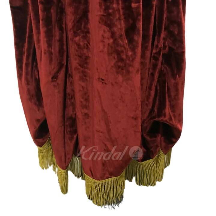 楽天市場】【中古】hazama幕開けのベルベットスカート レッド サイズ  