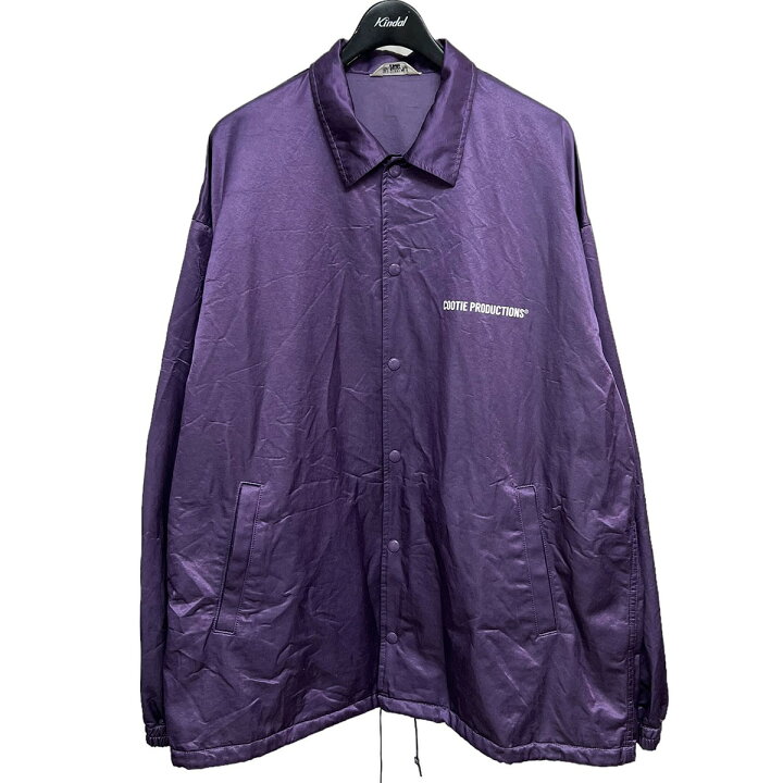 楽天市場】【中古】COOTIE PRODUCTIONS R／C Satin Coach Jacket ロゴ  
