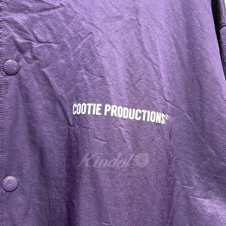 楽天市場】【中古】COOTIE PRODUCTIONS R／C Satin Coach Jacket ロゴ  