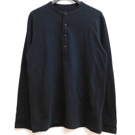 【中古】GOUCHA　classic henley neck-shirt ヘンリーネックカットソー ブラック サイズ：L 【170424】（ゴーチャ）