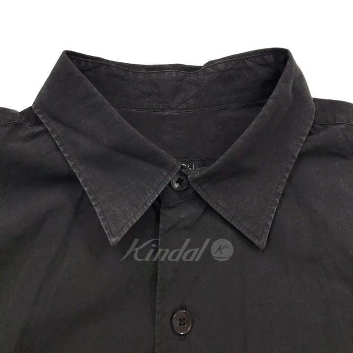 楽天市場】【中古】COMOLI コモリショートスリーブシャツ ブラック 