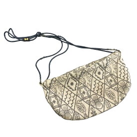 【中古】mina perhonen　「Coupe Bag」 ハンドバッグ ベージュ 【180424】（ミナペルホネン）