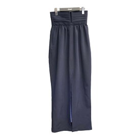 【中古】HIROSAI　ウエストデザインストレートスカート ネイビー サイズ：M 【180424】（ヒロサイ）