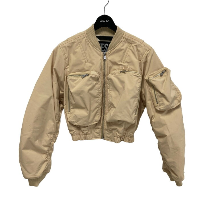 楽天市場】【中古】DIESEL G-KHLOE-NL ボンバージャケット ベージュ 