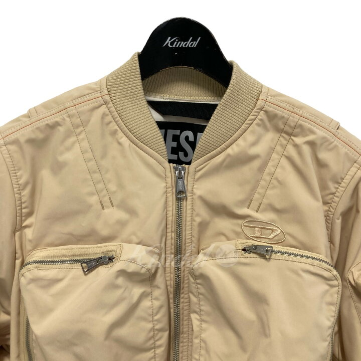 楽天市場】【中古】DIESEL G-KHLOE-NL ボンバージャケット ベージュ 