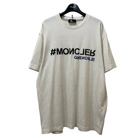 【中古】MONCLER　GRENOBLE 半袖 Tシャツ I10978C00005 ホワイト サイズ：L 【190424】（モンクレール）