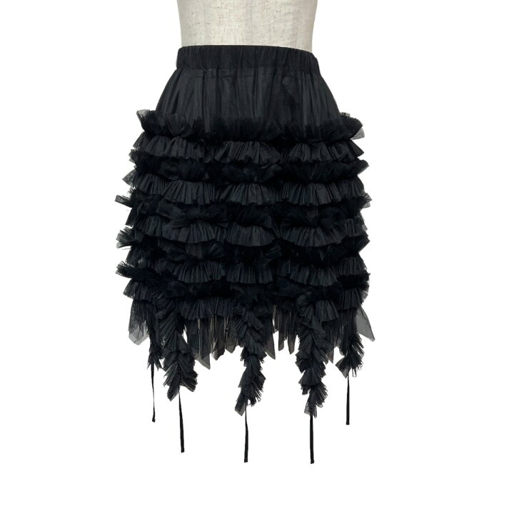 楽天市場】【中古】LIMI feu 22SS Wrinkles Tulle Short Skirt 