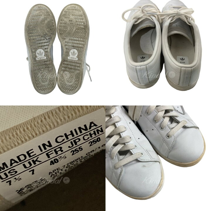 楽天市場】【中古】adidas×HYKE スニーカー ホワイト サイズ：25  