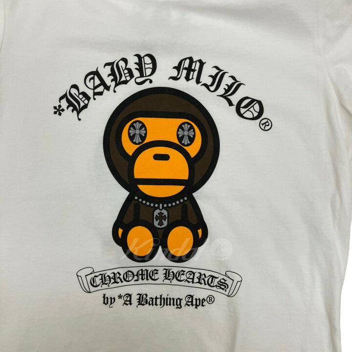 楽天市場】【中古】A BATHING APE×CHROME HEARTS Tシャツ ホワイト  