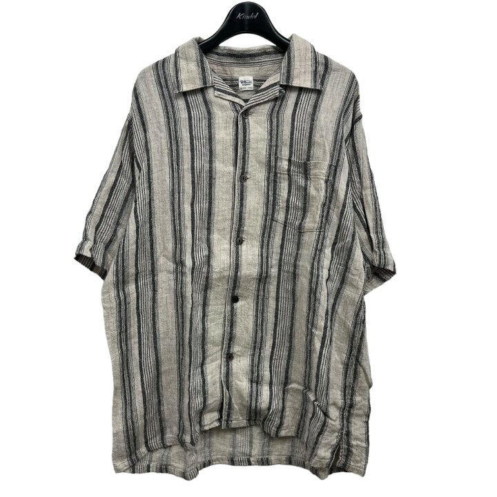 楽天市場】【中古】Ron Herman リネンシルクストライプオープンカラー 