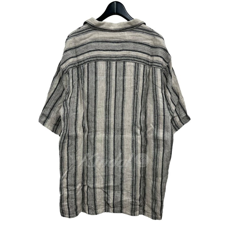 楽天市場】【中古】Ron Herman リネンシルクストライプオープンカラー 