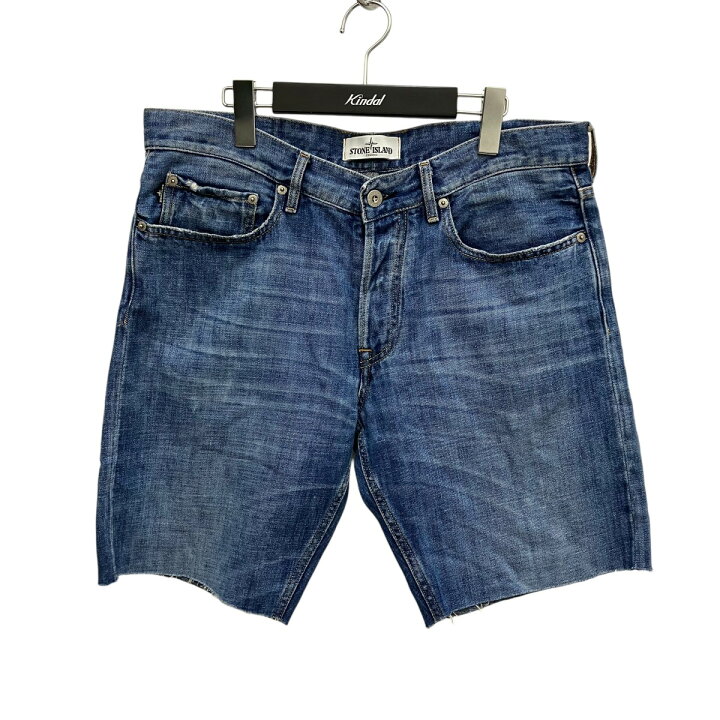 楽天市場】【中古】STONE ISLAND デニムショートパンツ 5615J3BL4 