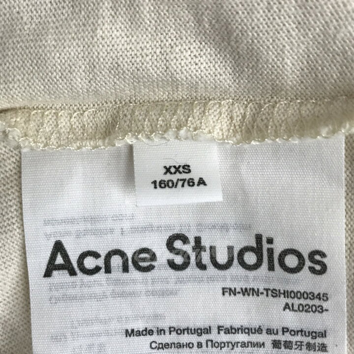 楽天市場】【中古】ACNE STUDIOS コインロゴ クルーネックTシャツ FN  