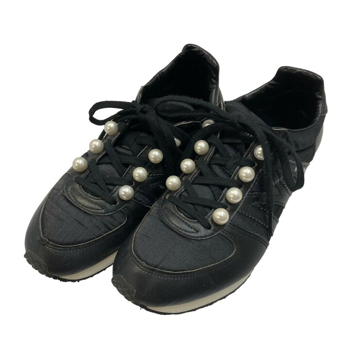 楽天市場】【中古】MUVEIL×MIZUNO パールスニーカー ブラック サイズ 