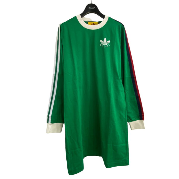 楽天市場】【中古】GUCCI×adidas Tシャツワンピース グリーン サイズ 