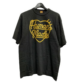 【中古】HUMAN MADE　GRAPHIC T-SHIRT #01 プリントTシャツ HM25TE001 ブラック サイズ：XL 【180424】（ヒューマンメイド）