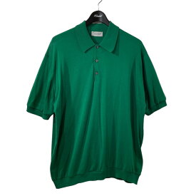【中古】JOHN SMEDLEY　半袖ポロシャツ グリーン サイズ：XL 【190424】（ジョンスメドレー）