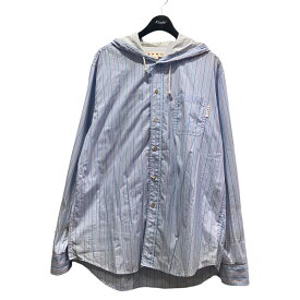 【中古】MARNI　23SS フーテッドシャツ CUMU0195A4 UTC225 スカイブルー サイズ：48 【190424】（マルニ）