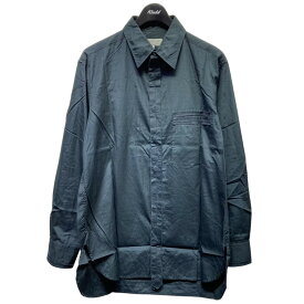 【中古】YOHJI YAMAMOTO pour homme　長袖シャツ　HD-B07-014 ブラック サイズ：2 【190424】（ヨウジヤマモトプールオム）