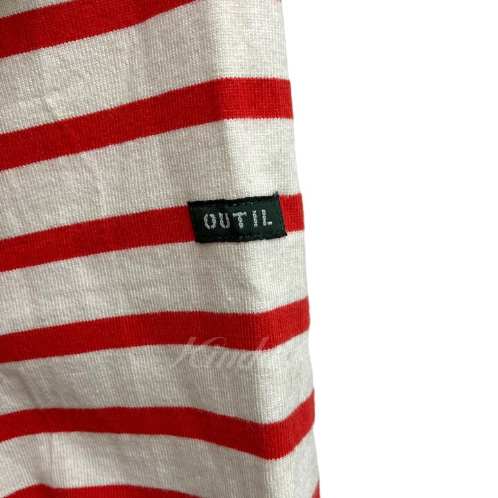 楽天市場】【中古】OUTILTRICOT GER ボーダーTシャツ レッド 